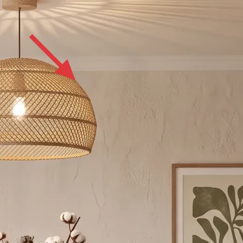 woven pendant light shade