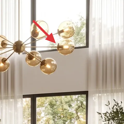 gold globe pendant chandelier
