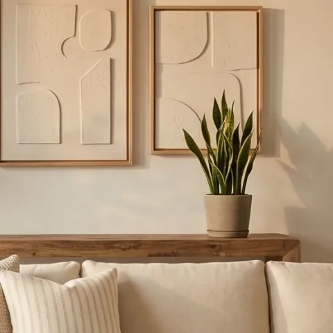 table lamp with white drum shade
