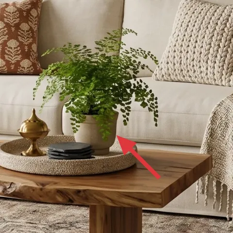 wood coffee table