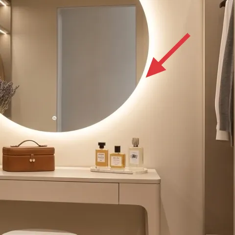 round wall mirror