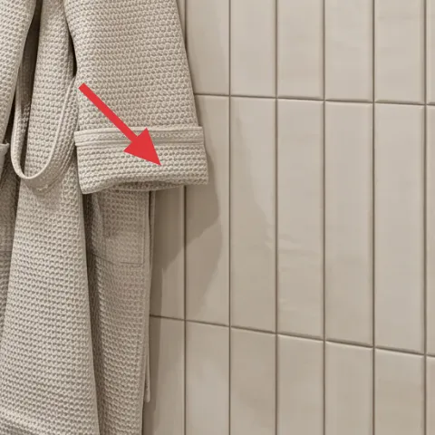 waffle bath robe