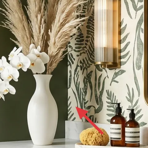 White ceramic vase