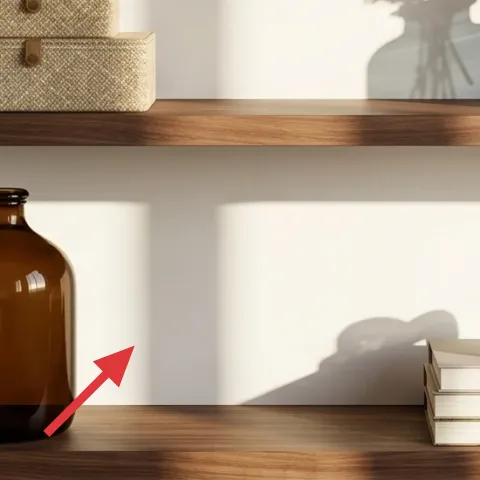 brown glass bottle