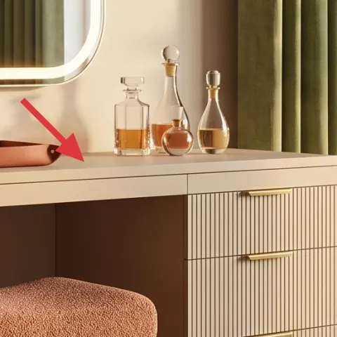 terracotta vanity tray
