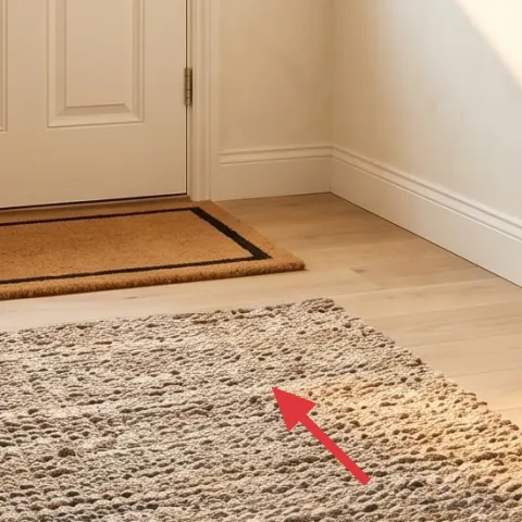 large gray textured area rug