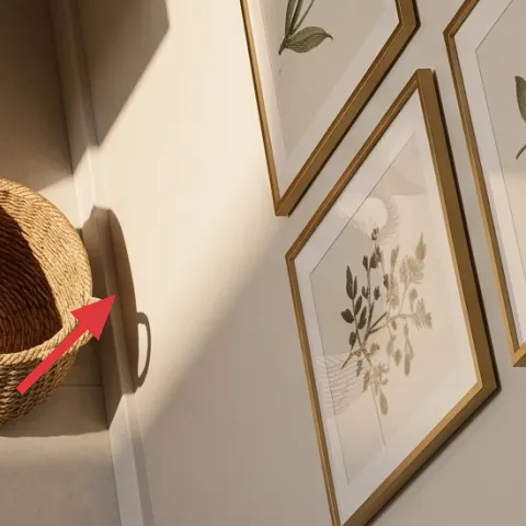 wicker basket for extras