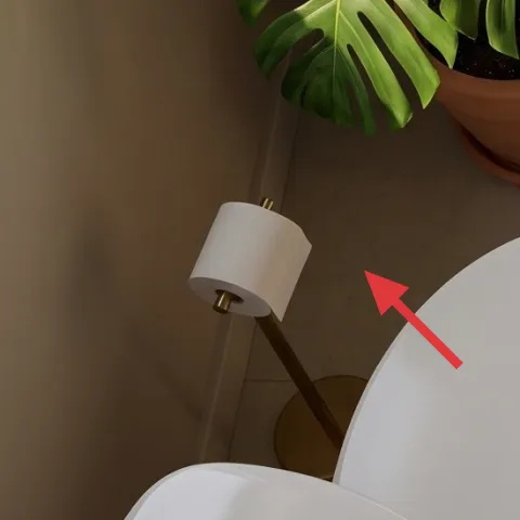 white plug-in table lamp