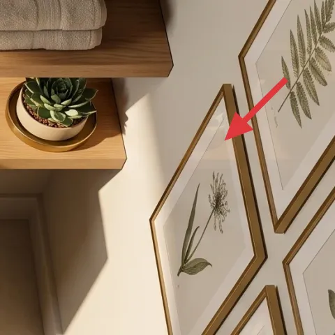 framed botanical wall print