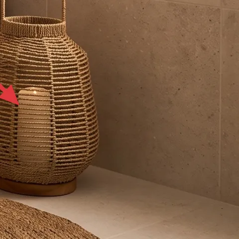floor basket with handle