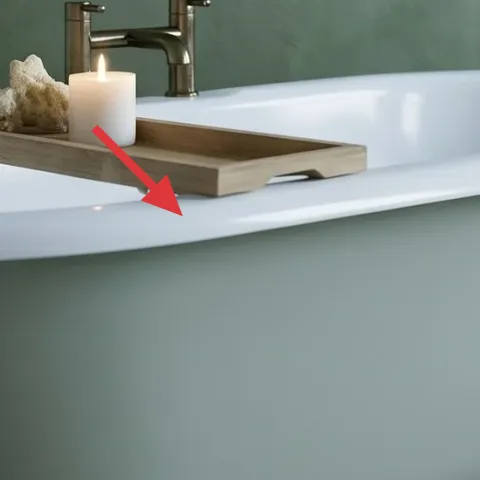 beige cloth on the ledge