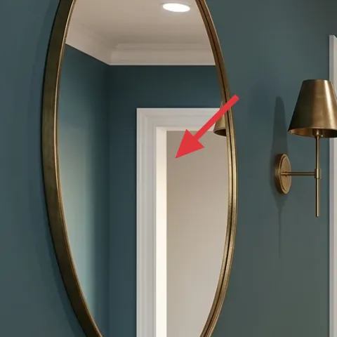 large arched mirror