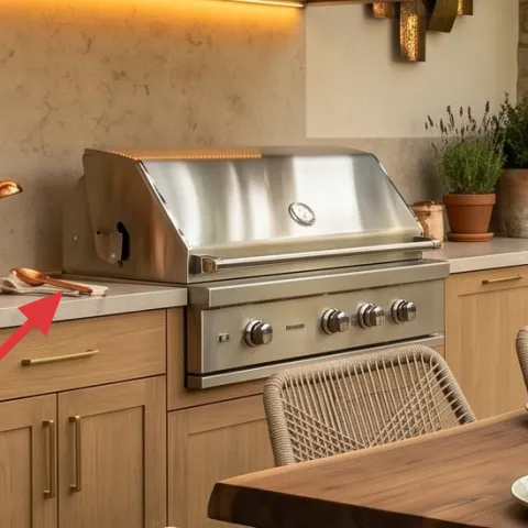 copper utensil holder