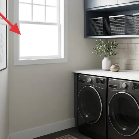 framed line-art print on the left wall (large frame)