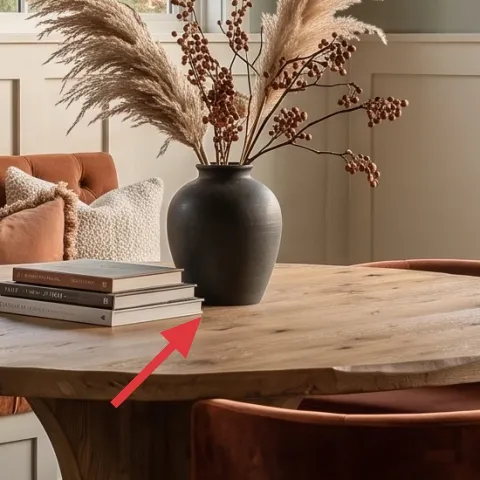 Decorative book stack