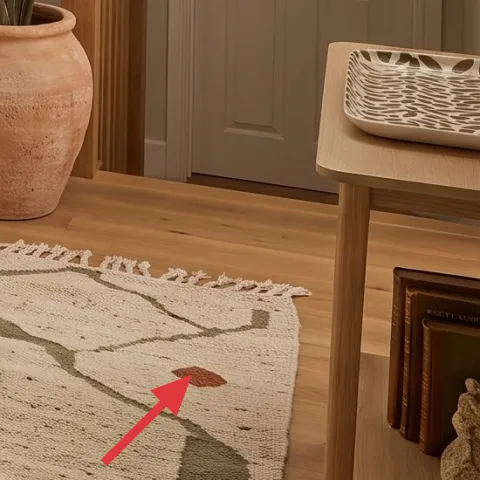 patterned area rug