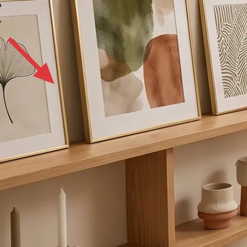framed botanical wall print