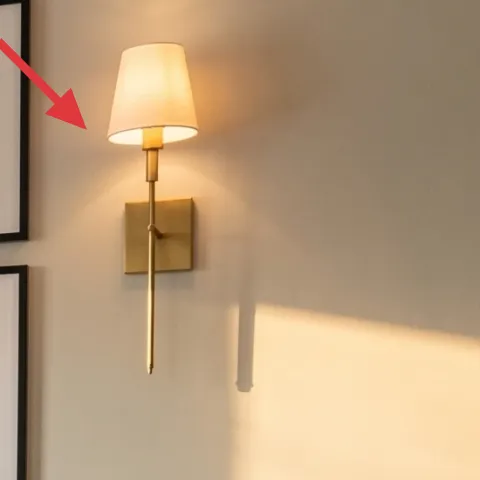 brass wall-mounted sconce lamps