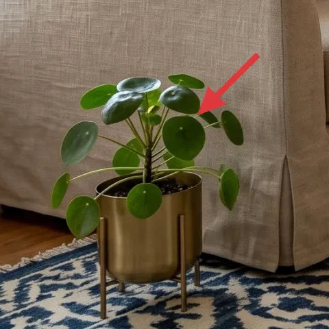green indoor plant in brass pot
