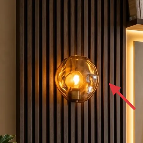 Glass globe lamp