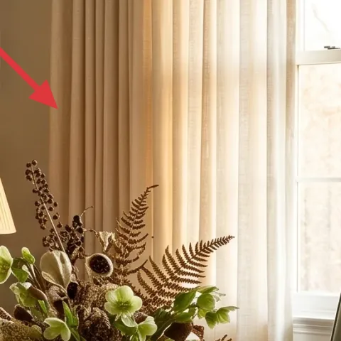 table lamp with tan pleated lampshade