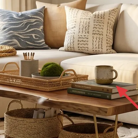 decorative ceramic jar on coffee table