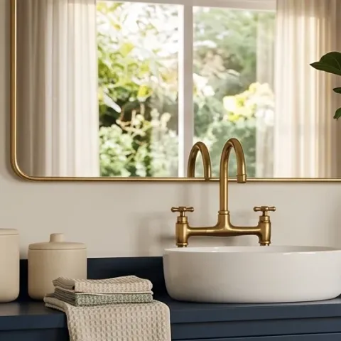 decorative tray with ceramic soap dispensers