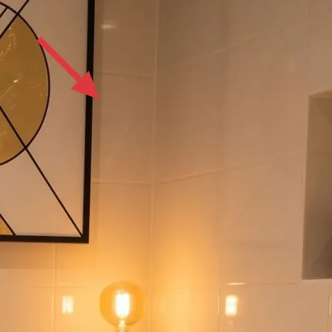 framed abstract wall art with gold circle