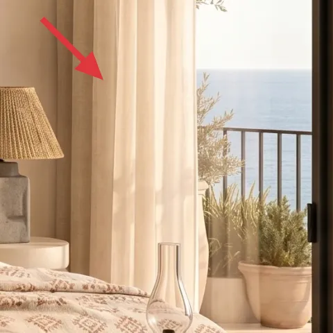 plug-in table lamp with woven shade