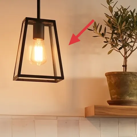 black lantern pendant lamp