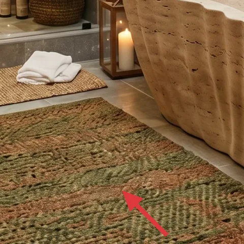 multicolor bath rug 8×10
