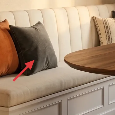 Accent throw pillows