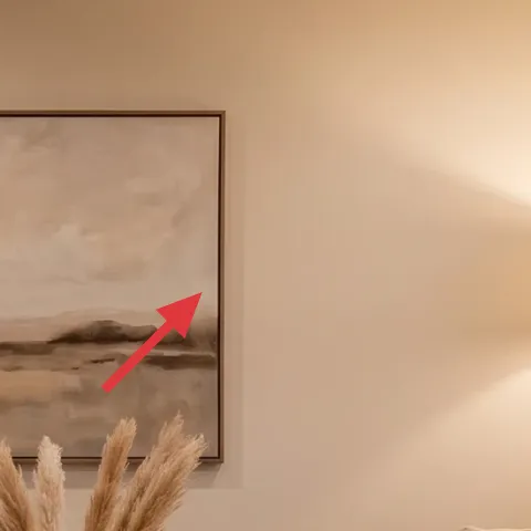 Framed landscape wall art