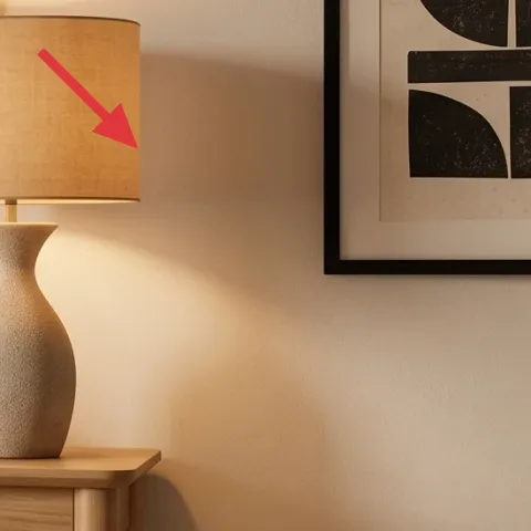 table lamp with fabric shade