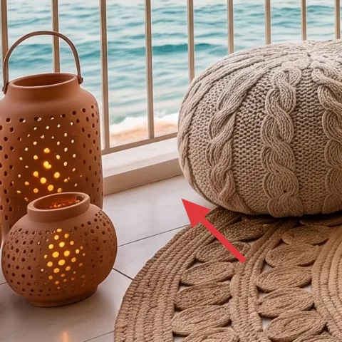 perforated lanterns with tea lights (DIY candle pour)