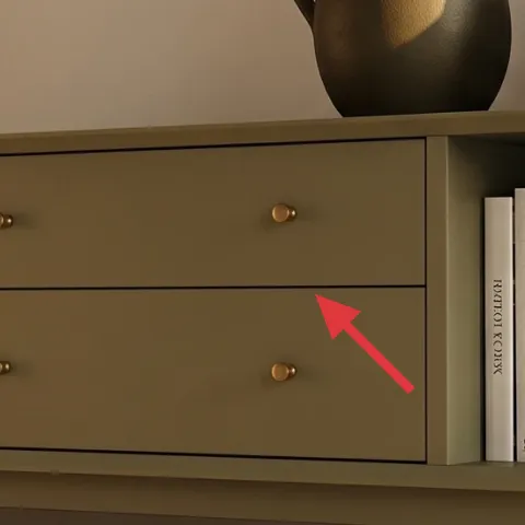 long low credenza with drawers