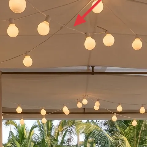 plug-in globe string lights set
