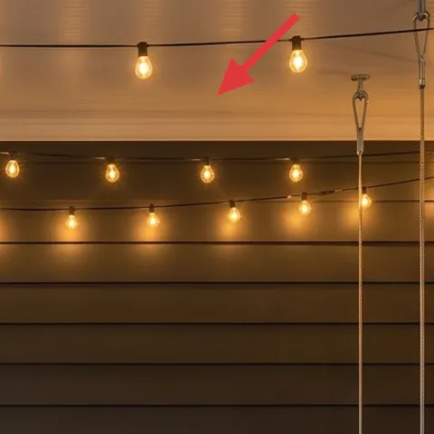string lights (warm bulbs)