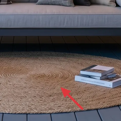 jute rug (round)
