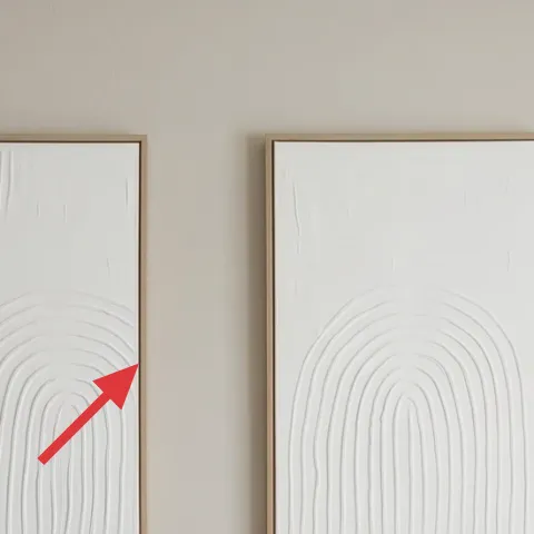framed wall art print pair (centered)