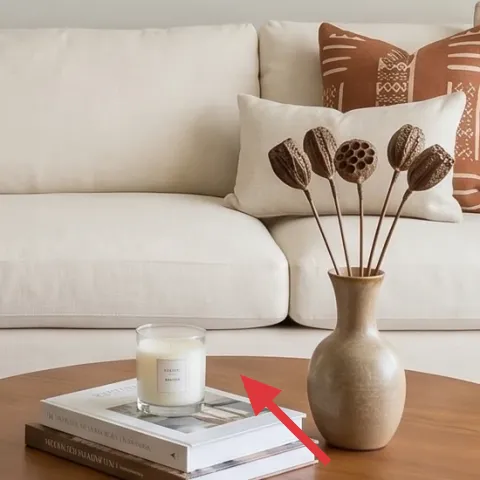 candle in a glass jar