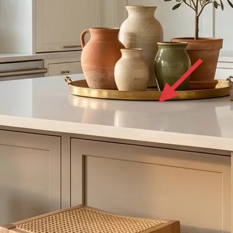 terracotta plant pots on countertop