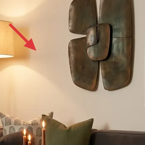 floor lamp with cylindrical shade