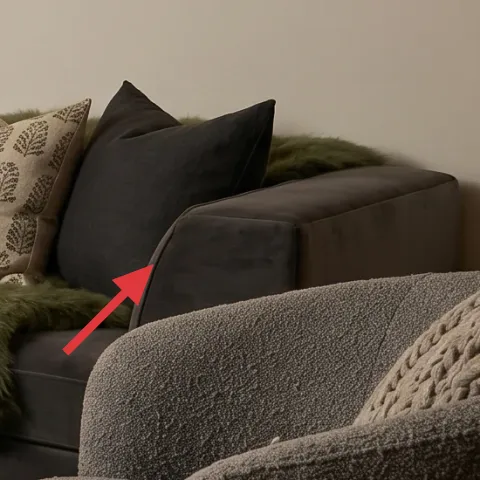 olive green throw pillow