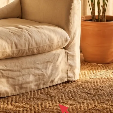 large textured area rug