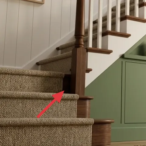 textured stair carpet
