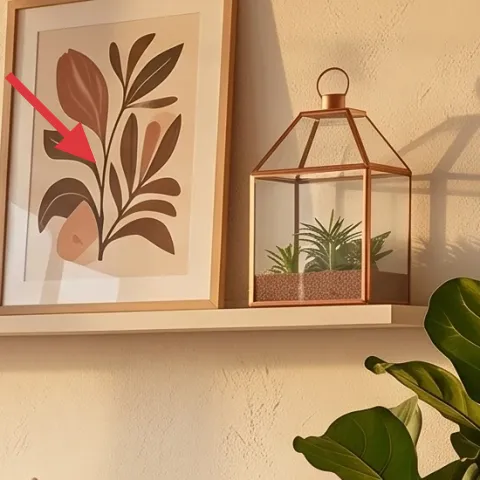 Framed botanical print