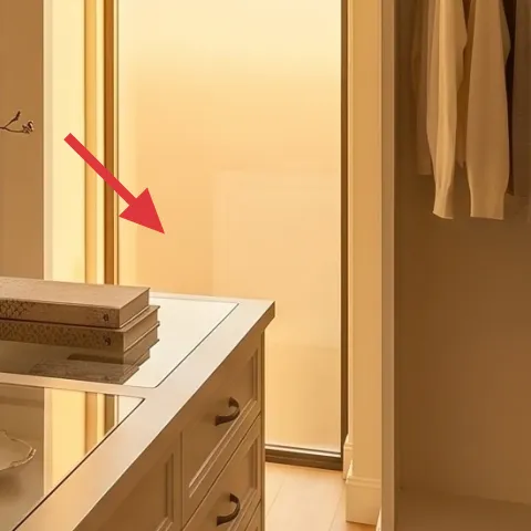 decorative vase on dresser