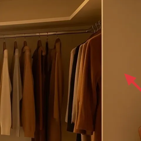 curtain panels on a rod