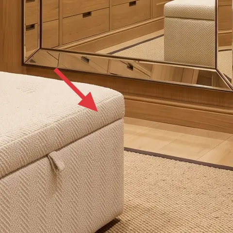 upholstered bench seat